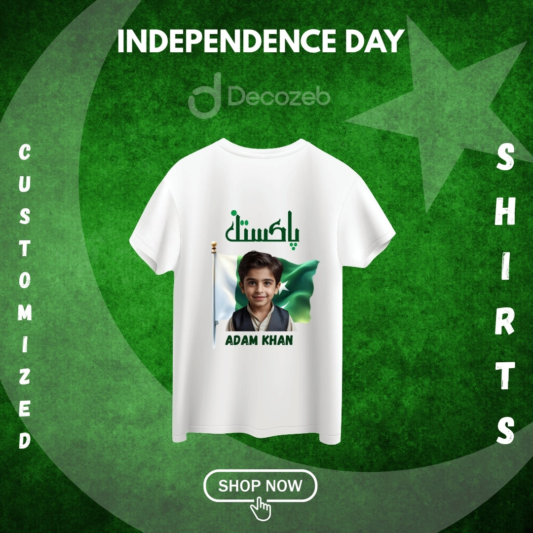 Customized Azadi T-Shirt β Name & Picture (NP1)