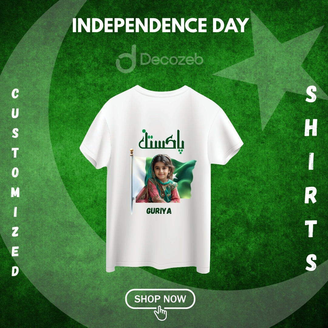 Customized Azadi T-Shirt β Name & Picture (NP1)