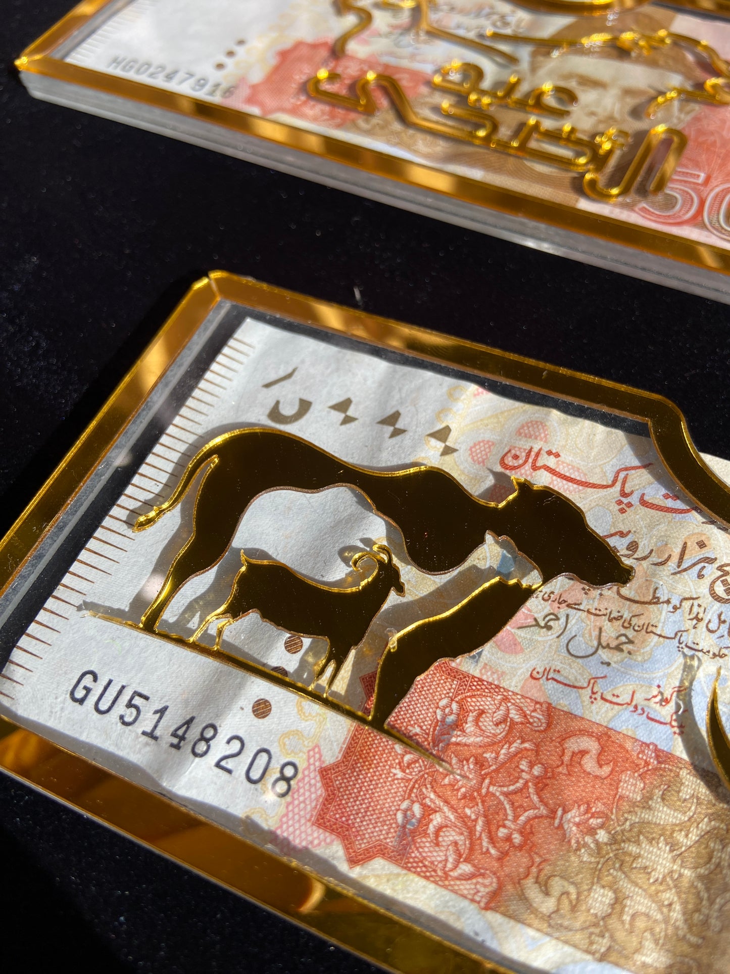Acrylic Eidi Envelope – Bakra Eid Special Camel, Cow & Goat