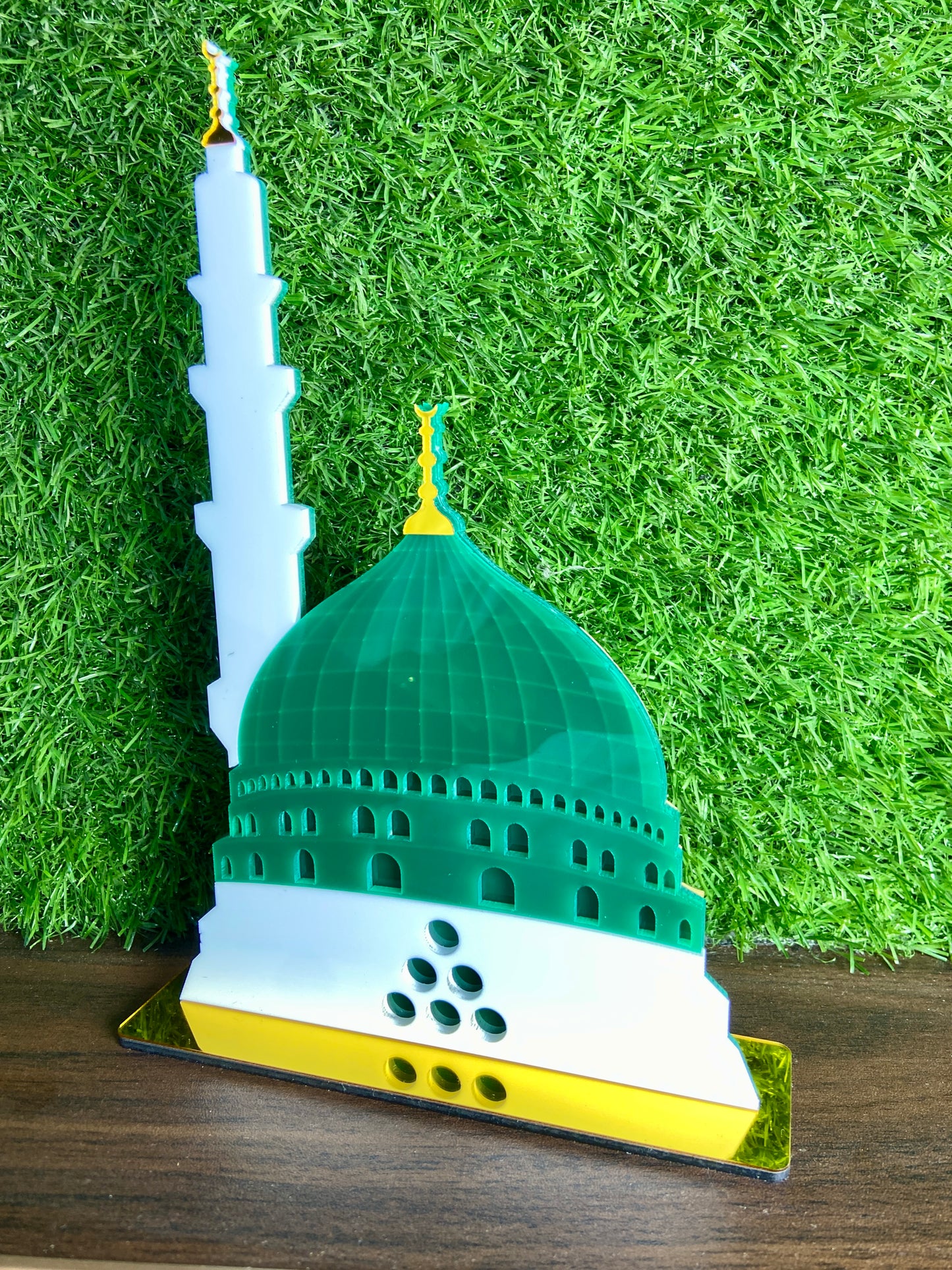 Set of 2 β Kaaba & Gumbad-e-Khazra Acrylic Standees