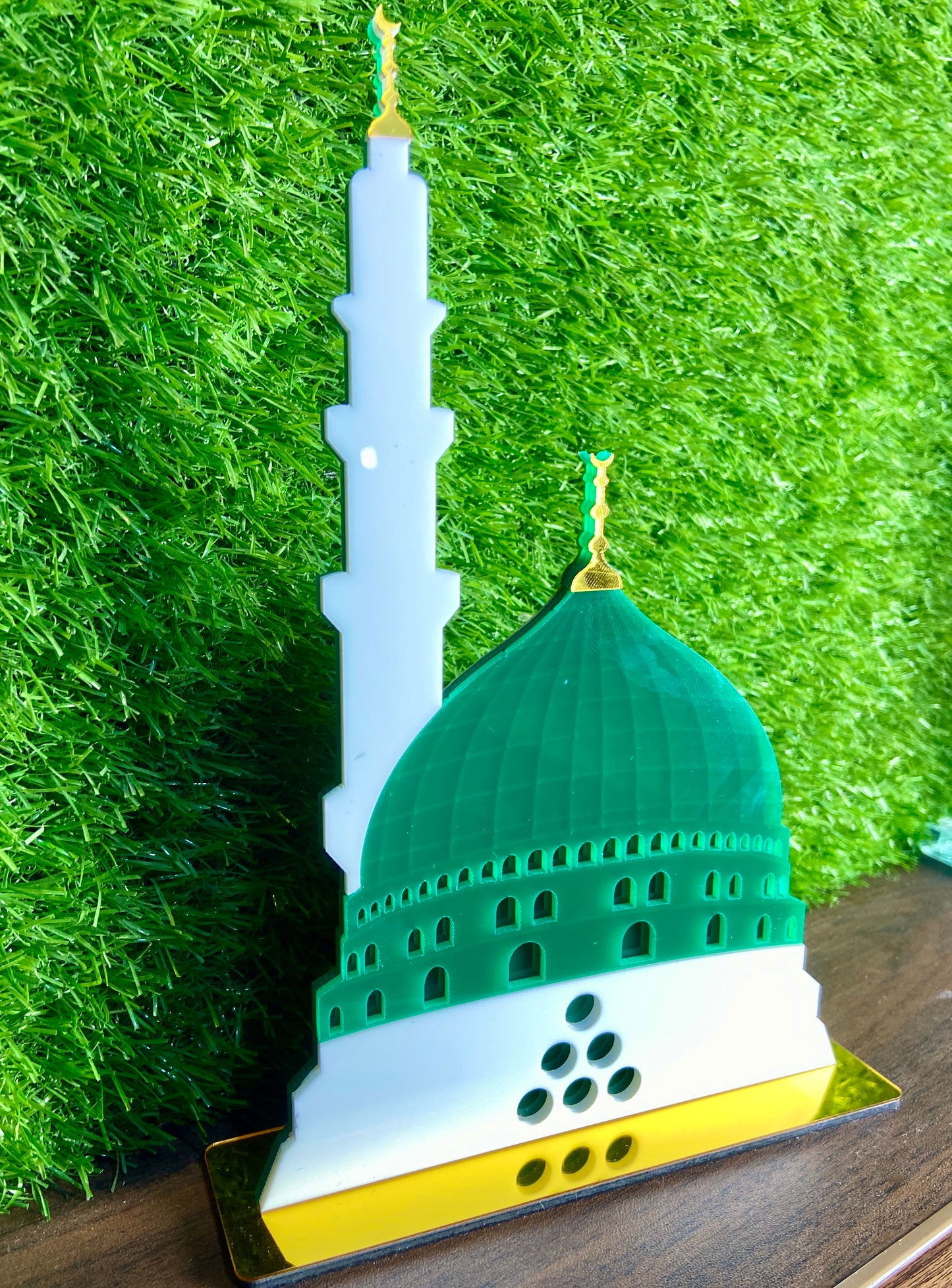 Set of 2 β Kaaba & Gumbad-e-Khazra Acrylic Standees