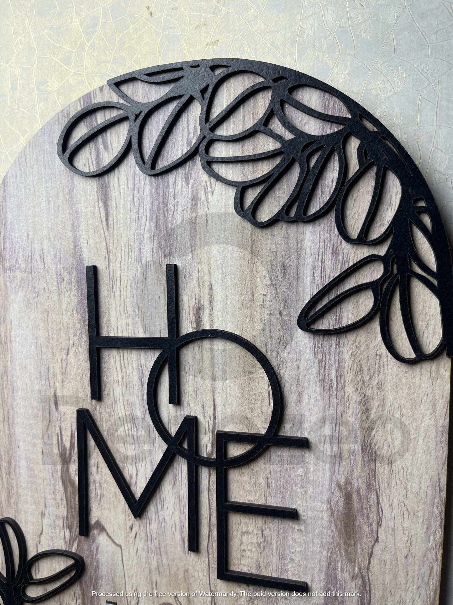 Vintage Key Holder - Leaf Cutouts